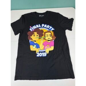 Game‎ Grumps Final Party Tour 2019 Black Graphic T-Shirt Large Comedy Gaming